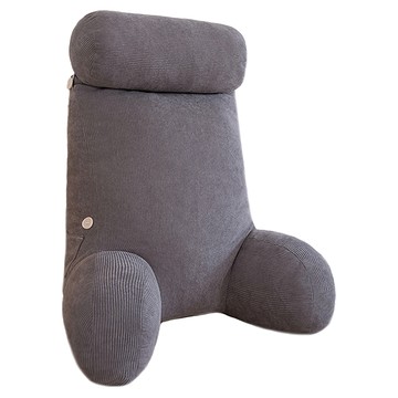 西格傢飾 慵懶燈心絨護腰背靠枕 800g  60 x 60 x 40cm  高級灰