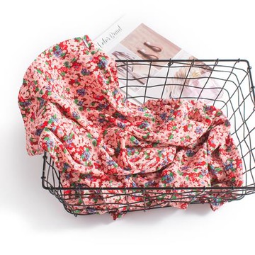 の[E5415]積里米 2020新款ins超火畫質高腰碎花女士半身裙微A顯瘦