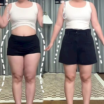 💕甜心大尺碼💕大尺碼短褲 牛仔短褲女夏季新款大碼胖mm設計感顯瘦a字闊腿短褲