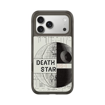 iPhone 17 Pro Max AirX 本質黑 - 迪士尼-星際大戰 Star Wars - 星際大戰 – 死星全幅結構圖