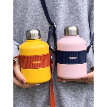 保溫杯子網紅高顏值學生小巧可愛便攜簡約女士不銹鋼喝水杯戶外男