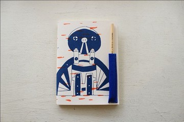 【ZhiZhiRen】厵 | 車縫線筆記本 - 鳳山打鐵