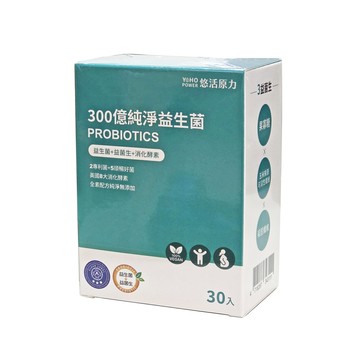 悠活原力 300億純淨益生菌 3種益菌生+8種酵素  30包/盒
