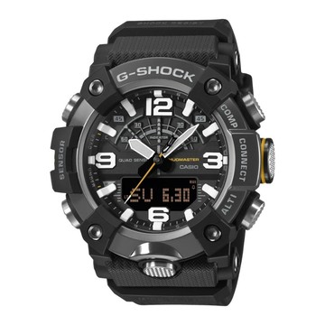 【CASIO 卡西歐】G-SHOCK Master of G 藍芽 堅固耐用 金屬錶圈  電鍍黑 GG-B100XMB-1A_51.3mm