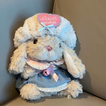 臺灣出貨 15cm娃衣 僅售衣服 小兔子公仔玩偶衣服 娃娃換裝 15cm學院風娃衣Yummy公仔娃衣娃娃配件