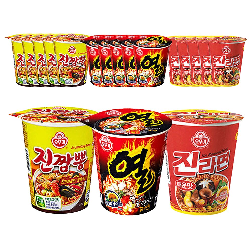 [ell03] オトギジンチャンポン小カップ6p 開けたら小カップ6p ジンラーメン辛味小カップ6p