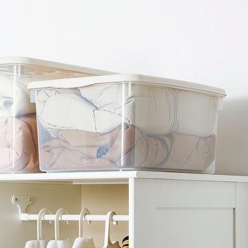 日本 天馬 ROX系列掀蓋式收納整理箱-30L-3入