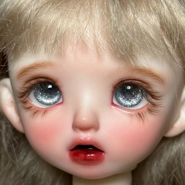 bjd6分樹脂眼眼珠娃娃軟妹六分8分4分灰色六分四分卡肉禮物