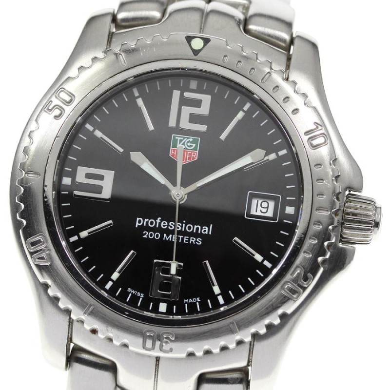 2001年4月【美品】タグホイヤー TAG HEUER WT1110リンク デイト 保証書付き