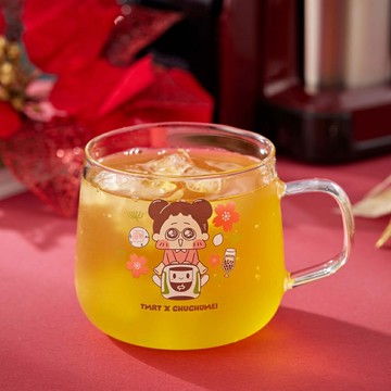 台中捷運 X 啾啾妹 聯名變色玻璃杯 小綠綠福利社 台中捷運官方授權商店 TR台灣鐵道