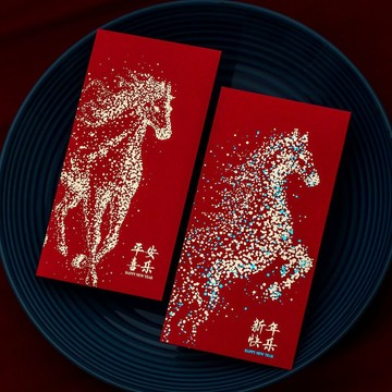 ✨臺灣出貨✨新款2026馬年紅包新年壓歲包過年創意春節利是封燙金硬紙加厚加硬