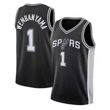 破盤下殺🌹马刺 Spurs 篮球衣 双面球衣 复古 城市版 球迷版 Swingman聖安東尼奧馬刺隊1號文班亞馬球衣男