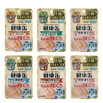 日本 AIXIA 愛喜雅 健康軟包 40g包【12包組】 健康罐 腎臟健康 貓餐包 軟包『寵喵』