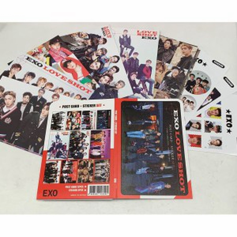 Exo エクソ ポストカード ステッカーセット 韓流 グッズ Th040 0 通販 Lineポイント最大1 0 Get Lineショッピング