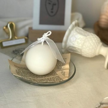 立體圓球擺件香薰蠟燭圓形硅膠模具手工diy石膏滴膠擺件制作材料