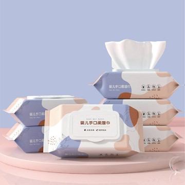 大包60抽 嬰兒柔膚濕紙巾 濕紙巾 純水濕紙巾 柔膚濕紙巾