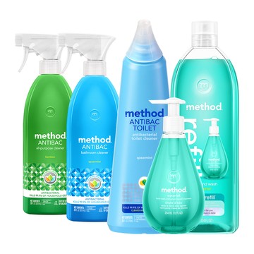【method 美則】Method 防疫hold的住 5件組(漾藍綠)