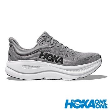 【HOKA】男Bondi 9 X-Wide路跑鞋(4E超寬楦)『銀河灰/星球灰』1162015 戶外 露營 登山 健行 運動 休閒 時尚 路跑鞋