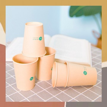 ［so媽］✨台灣現貨📦得力 19207 竹纖維紙杯 50入 加厚水杯 紙杯 一次性紙杯 拋棄式紙杯