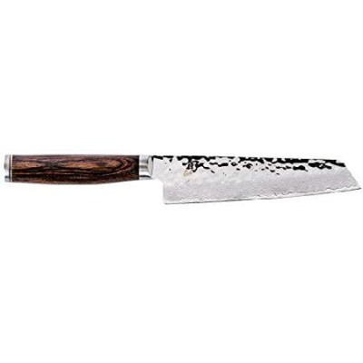 Farberware Ceramic 5-Inch Utility Knife with Custom-Fit Blade Cover, Razor-Sharp Kitchen Knife with Ergonomic, Soft-Grip Handle, Dishwasher-Safe, 5-in