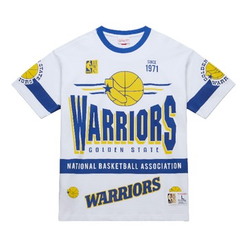 Mitchell & Ness NBA Origins Premium Vintage T-Shirt 'Golden State Warriors'
