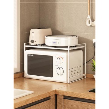 廚房放微波爐架子的置物架烤箱臺面新款電飯鍋一體家用微波爐架桌