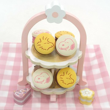 【PEANUTS】史努比馬卡龍乳膠發聲玩具 (寵物玩具)