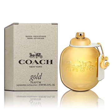 COACH GOLD 時尚閃耀香精 PARFUM 90ML TESTER 環保包裝