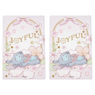 Disney 迪士尼 折疊鏡 小  櫻花 睡覺史迪奇  2個