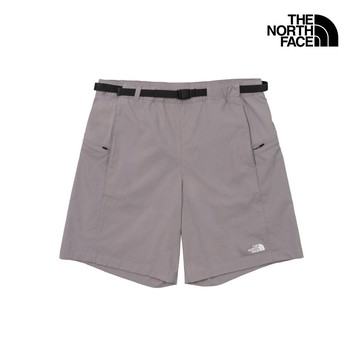 The North Face北面男款灰色DWR防潑水附腰帶短褲｜8DFWG7O