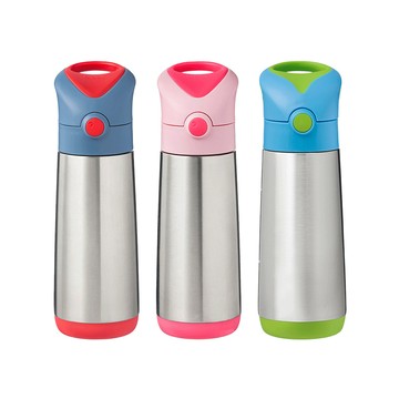 b.box 澳洲 不鏽鋼吸管保冷水壺500ml-多款可選