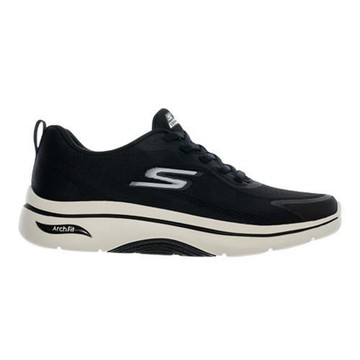 Skechers 健走鞋 男鞋 足弓支撐 彈性鞋帶 GO WALK ARCH FIT 2.0 黑 216816BKW