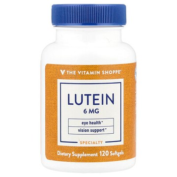 The Vitamin Shoppe, 葉黃素，6 毫克，120 粒軟膠囊