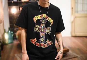 FINDSENSE MD 日系 時尚 潮 男 十字圖案印花 短袖T恤 特色短T 特色圖案T