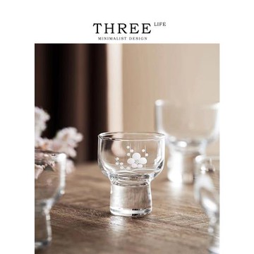Tlife·Willow·杯具清酒杯日式簡約玻璃白酒杯高腳杯家用 | 柳宗