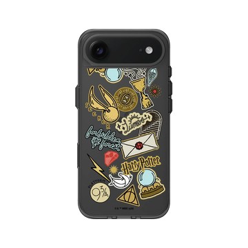 iPhone Air Clear (相機按鈕) 酷墨灰 - 哈利波特 Harry Potter - Sticker - 霍格華茲校園生活