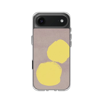 iPhone Air Clear Case（相機按鈕） 透明 - Blob / 一團一團 - 暖陽輝映