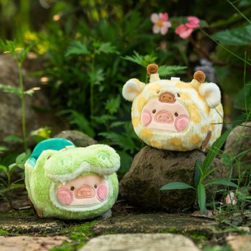 【Fubees】罐頭豬LuLu 動物派對毛絨掛件