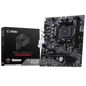MSI PRO A520M-S AM4主機板(M-ATX/3+1年保)