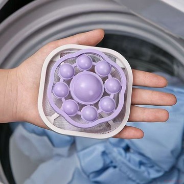 甄選好物🌈過濾網袋洗衣機粘毛通用除毛器防纏繞吸去毛器清潔不傷衣物洗衣球