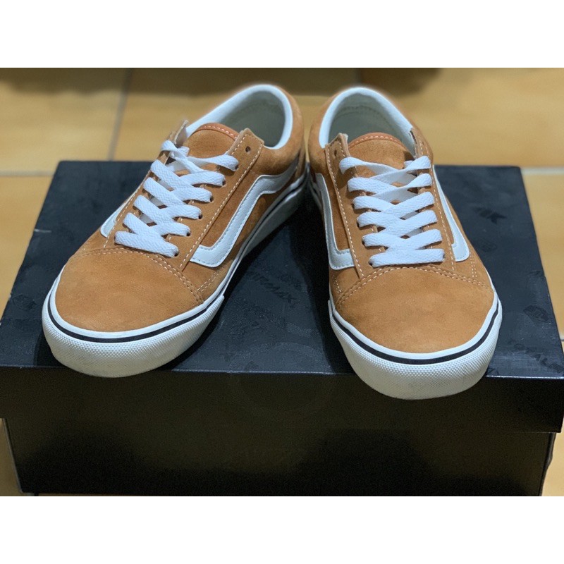 Vans old skool DX]橘色麂皮V36SCL 24.5 99成新穿搭現貨秒寄古著帥氣百