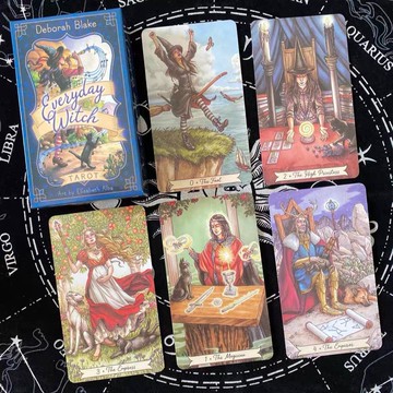 🔥臺灣出貨🔥日常女巫塔羅牌 有中文翻譯 Everyday Witch Tarot 英文定製卡牌