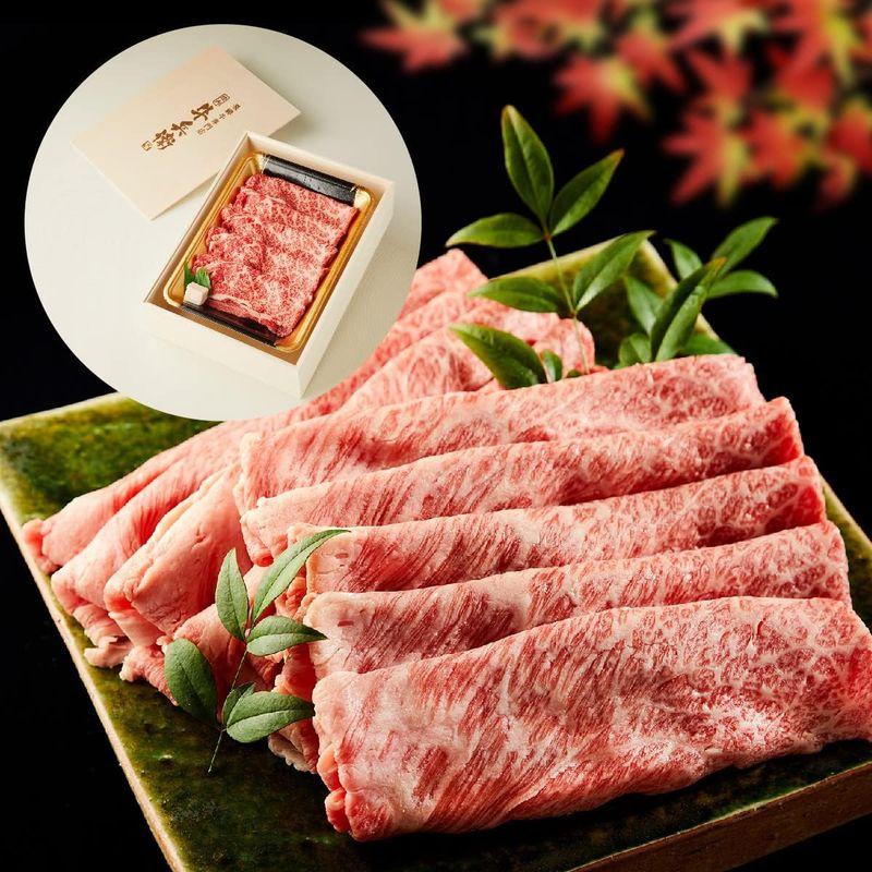 お歳暮 ギフト 熨斗対応可 黒毛和牛 すき焼き 肉 300g 桐箱 すき焼き ギフト 牛肩ロース 贈り物 国産牛 100％ 牛肉 簡単調理