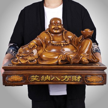 彌勒佛擺件招財笑納八方財供奉客廳桌面家居擺設店鋪公司開業禮品