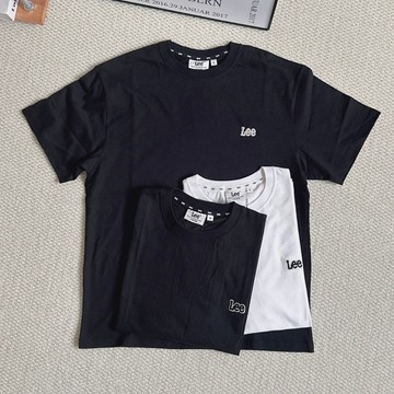 🔥隔日配｜KTUSA 韓國Lee刺繡短T (3colors) 短袖 男女上衣 大TEE 寬鬆 落肩 情侶裝 T恤 代購
