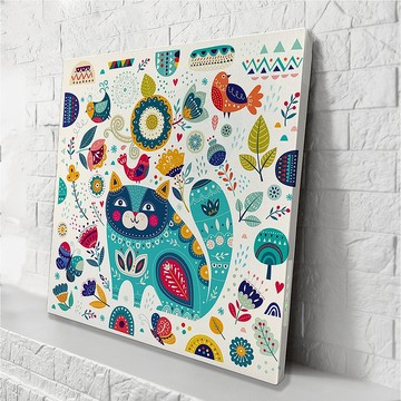 【日本 VisualSonic】藍牙畫布音箱- Fortune Cat