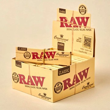 黑羊選物 台灣現貨 RAW 110mm Classic 行家版 捲菸紙+濾嘴組 二合一 32張 捲菸紙 紙濾嘴