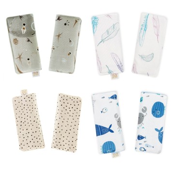 MAYLILY 竹纖推車安全帶保護套2入(多款可選)