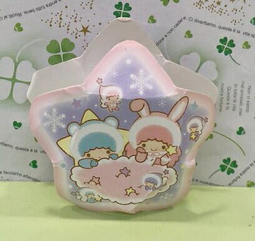 【震撼精品百貨】Little Twin Stars KiKi&LaLa 雙子星小天使 Sanrio 貼紙-熊兔#54304 震撼日式精品百貨
