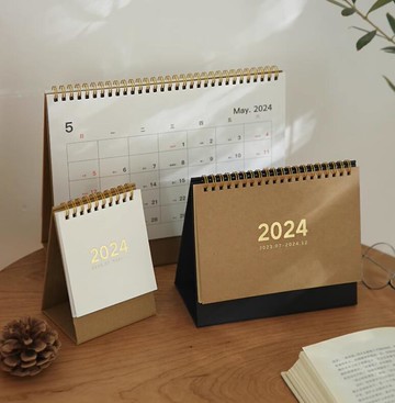 2025記事本臺歷簡約辦公日歷桌面擺件月歷自律打卡計劃本【步行者戶外生活館】